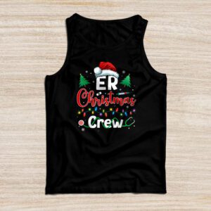 ER Christmas Crew Emergency Room Nurse ER Techs Secretary Tank Top