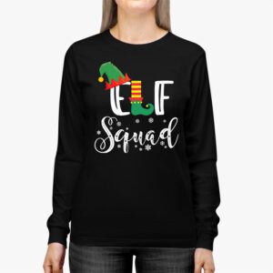 Elf Family Christmas Matching Pajamas XMas Shirt Elf Squad Longsleeve Tee 2 1