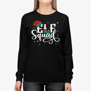 Elf Family Christmas Matching Pajamas XMas Shirt Elf Squad Longsleeve Tee 2