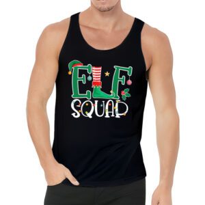 Elf Family Christmas Matching Pajamas XMas Shirt Elf Squad Tank Top 3 4