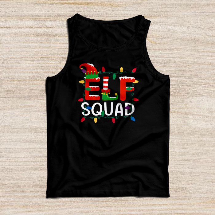 Elf-Family-Christmas-Matching-Pajamas-XMas-Shirt-Elf-Squad-Tank-Top Elf Family Christmas Matching Pajamas XMas Shirt