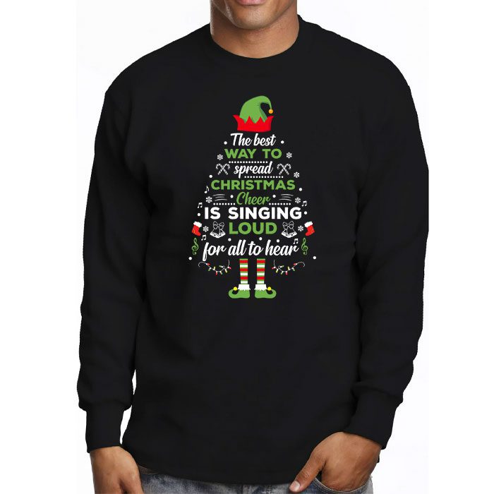 Elf-Longsleeve-Tee-The-Best-Way-To-Spread-Christmas-Cheer-Shirt-Longsleeve-Tee-3 Elf Longsleeve Tee The Best Way To Spread Christmas Cheer Shirt Longsleeve Tee 3 3