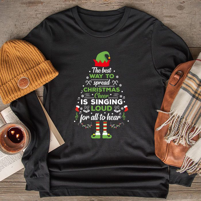 Elf-Longsleeve-Tee-The-Best-Way-To-Spread-Christmas-Cheer-Shirt-Longsleeve-Tee Elf Longsleeve Tee The Best Way To Spread Christmas Cheer Shirt Longsleeve Tee