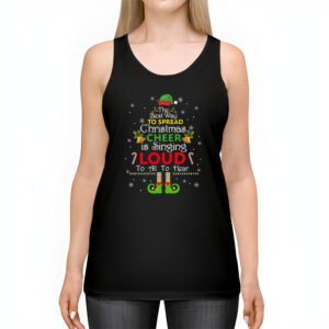 Elf Tank Top The Best Way To Spread Christmas Cheer Shirt Tank Top 2 2