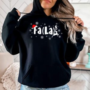 FA LA8 Funny Christmas Santa Fa La Math Teacher Men Women Hoodie 1