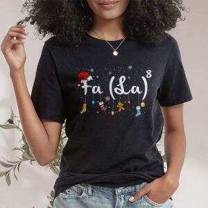 FA LA8 Funny Christmas Santa Fa La Math Teacher Men Women T Shirt 1 1