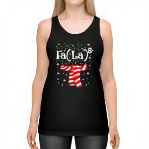 FA LA8 Funny Christmas Santa Fa La Math Teacher Men Women Tank Top 2 4