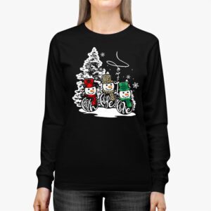 Faith Hope Love Jesus Snowman Plaid Leopard Christmas Gift Longsleeve Tee 2 4