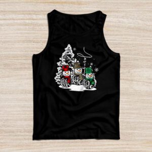 Faith Hope Love Jesus Snowman Plaid Leopard Christmas Gift Tank Top