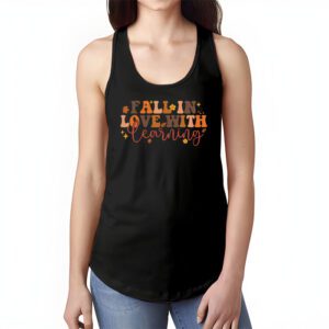 Fall In Love With Learning Fall Teacher Thanksgiving Retro Tank Top 1 4