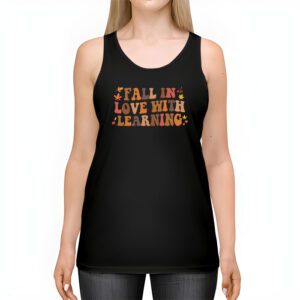 Fall In Love With Learning Fall Teacher Thanksgiving Retro Tank Top 2 1