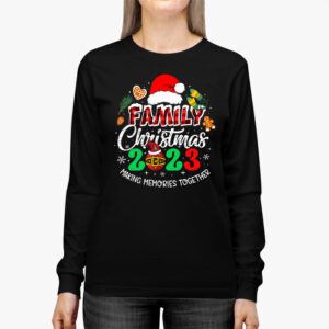 Family Christmas 2023 Matching Squad Santa Elf Funny Xmas Longsleeve Tee 2