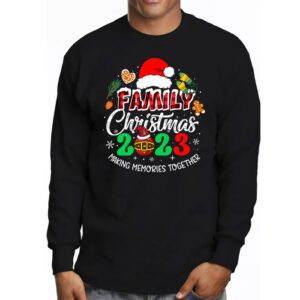 Family Christmas 2023 Matching Squad Santa Elf Funny Xmas Longsleeve Tee 3