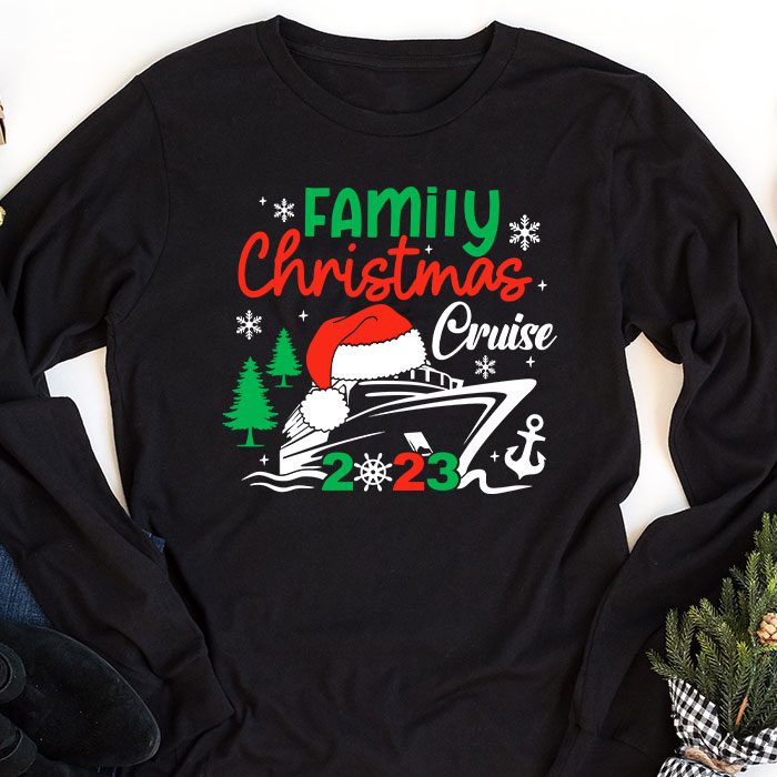Family-Christmas-Cruise-2023-Merry-Cruisemas-Boat-Trip-Xmas-Longsleeve-Tee-1 Family Christmas Cruise 2023 Merry Cruisemas Boat Trip Xmas Longsleeve Tee 1