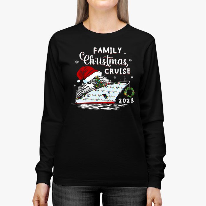 Family-Christmas-Cruise-2023-Merry-Cruisemas-Boat-Trip-Xmas-Longsleeve-Tee-2 Family Christmas Cruise 2023 Merry Cruisemas Boat Trip Xmas Longsleeve Tee 2 4