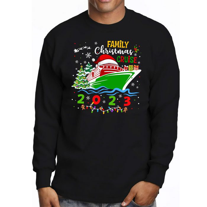 Family-Christmas-Cruise-2023-Merry-Cruisemas-Boat-Trip-Xmas-Longsleeve-Tee-3 Family Christmas Cruise 2023 Merry Cruisemas Boat Trip Xmas Longsleeve Tee 3 2