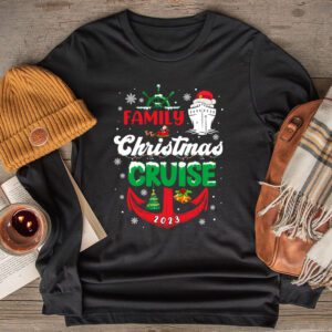 Family Christmas Cruise 2023 Merry Cruisemas Boat Trip Xmas Longsleeve Tee