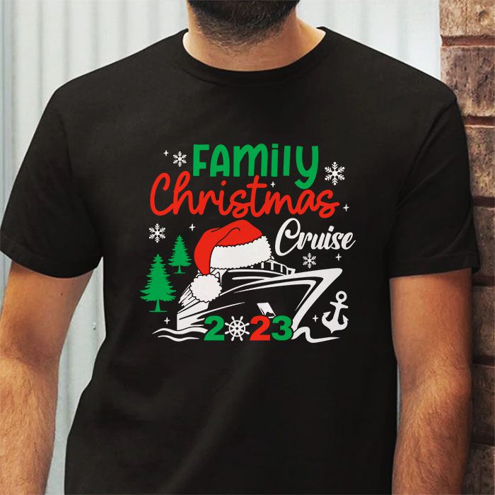 Family-Christmas-Cruise-2023-Merry-Cruisemas-Boat-Trip-Xmas-T-Shirt-2 Family Christmas Cruise 2023 Merry Cruisemas Boat Trip Xmas T Shirt 2