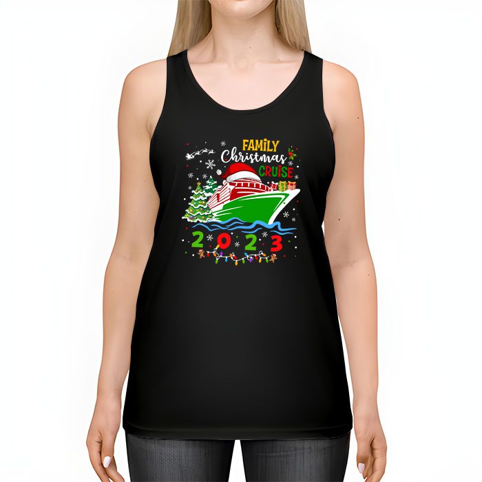 Family-Christmas-Cruise-2023-Merry-Cruisemas-Boat-Trip-Xmas-Tank-Top-2 Family Christmas Cruise 2023 Merry Cruisemas Boat Trip Xmas Tank Top 2 2