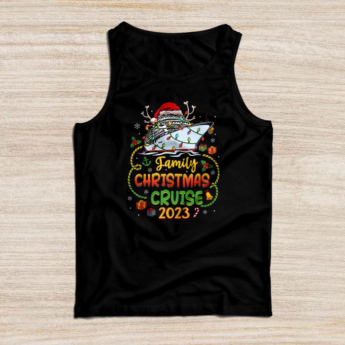 Family-Christmas-Cruise-2023-Merry-Cruisemas-Boat-Trip-Xmas-Tank-Top Family Christmas Cruise 2023 Merry Cruisemas Boat Trip Xmas Tank Top