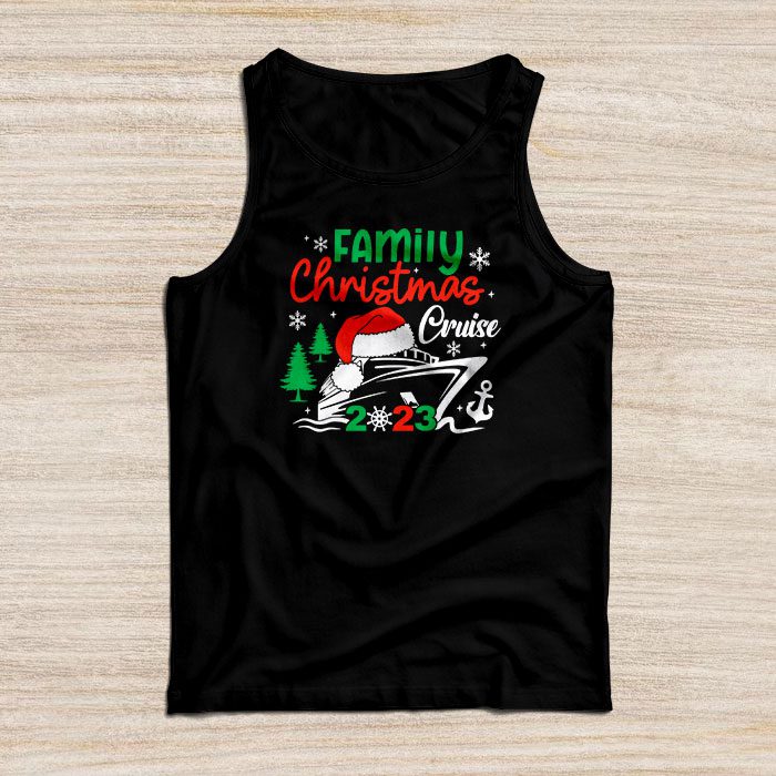 Family-Christmas-Cruise-2023-Merry-Cruisemas-Boat-Trip-Xmas-Tank-Top Family Christmas Cruise 2023 Merry Cruisemas Boat Trip Xmas Tank Top