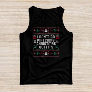 Family Christmas Shirt Couples I Don’t Do Matching Christmas Tank top