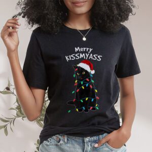 Funny Black Cat Merry Kissmyass Xmas Chritsmas T-Shirt 1 Funny Black Cat Merry Kissmyass Xmas Chritsmas T Shirt 1 1