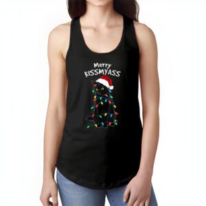 Funny Black Cat Merry Kissmyass Xmas Chritsmas Tank Top 1 Funny Black Cat Merry Kissmyass Xmas Chritsmas Tank Top 1 1