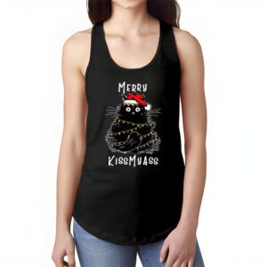 Funny Black Cat Merry Kissmyass Xmas Chritsmas Tank Top 1 4