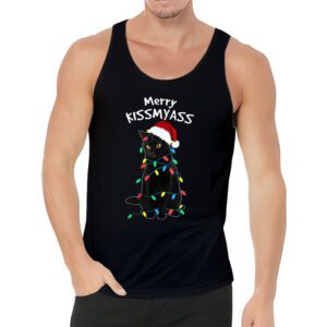 Funny Black Cat Merry Kissmyass Xmas Chritsmas Tank Top 3 Funny Black Cat Merry Kissmyass Xmas Chritsmas Tank Top 3 1