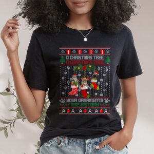 Funny Cats Christmas Shirt Ornaments Pajama Family Cat Lover T Shirt 1 3