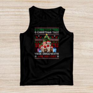 Funny Cats Christmas Shirt Ornaments Pajama Family Cat Lover Tank Top