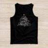 Funny Merry and Bright Christmas Lights Xmas Holiday Short Sleeve Tank Top