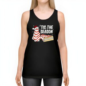 Funny Tis The Season Design Christmas Tree Cakes Debbie Tank Top 2