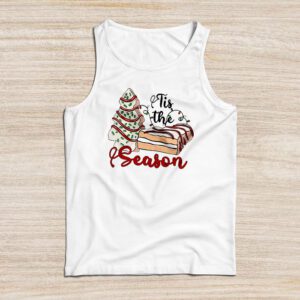 Funny Tis The Season Design Christmas Tree Cakes Debbie Tank Top