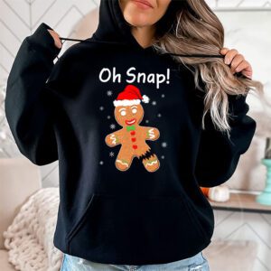 Gingerbread Man Oh Snap Christmas Cookie Costume Baking Team Hoodie 1 3