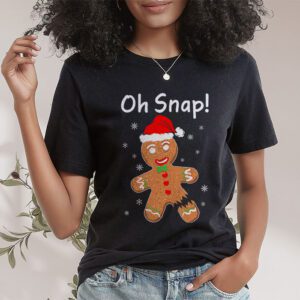 Gingerbread Man Oh Snap Christmas Cookie Costume Baking Team T Shirt 1 3