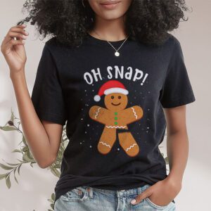 Gingerbread Man Oh Snap Christmas Cookie Costume Baking Team T Shirt 1 4