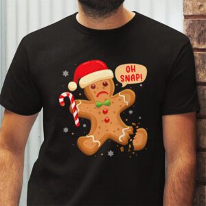 Gingerbread Man Oh Snap Christmas Cookie Costume Baking Team T Shirt 2 1