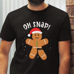 Gingerbread Man Oh Snap Christmas Cookie Costume Baking Team T Shirt 2 4