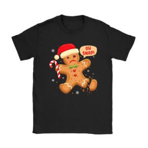 Gingerbread Man Oh Snap Christmas Cookie Costume Baking Team T-Shirt