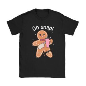 Gingerbread Man Oh Snap Christmas Cookie Costume Baking Team T-Shirt