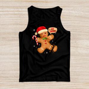 Gingerbread Man Oh Snap Christmas Cookie Costume Baking Team Tank Top