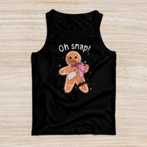 Gingerbread Man Oh Snap Christmas Cookie Costume Baking Team Tank Top