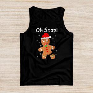 Gingerbread Man Oh Snap Christmas Cookie Costume Baking Team Tank Top