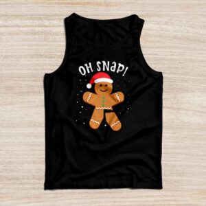 Gingerbread Man Oh Snap Christmas Cookie Costume Baking Team Tank Top