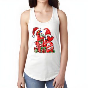 Gnome Christmas Funny Love Christmas Gnomies Xmas Pajama Tank Top 1