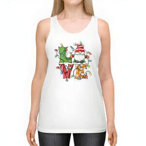 Gnome Christmas Funny Love Christmas Gnomies Xmas Pajama Tank Top 2 3