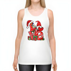 Gnome Christmas Funny Love Christmas Gnomies Xmas Pajama Tank Top 2