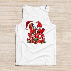 Gnome Christmas Funny Love Christmas Gnomies Xmas Pajama Tank Top